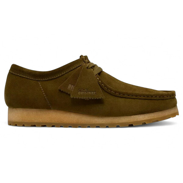 Clarks クラークス メンズ スニーカー  【Clarks Originals Wallabee RB Olive Suede】  サイズ US_8.5(26.5cm) Olive Suede