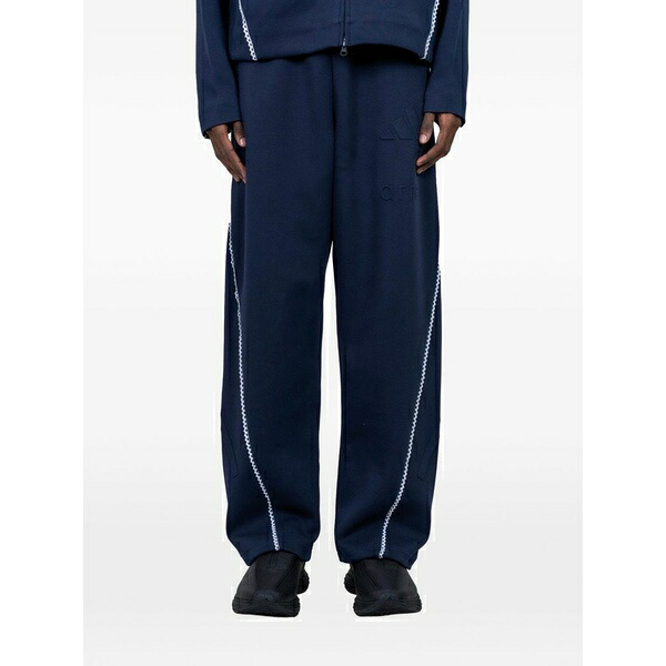 アディダス メンズ カジュアルパンツ ボトムス X arte antwerp embossed-logo track pants Blue