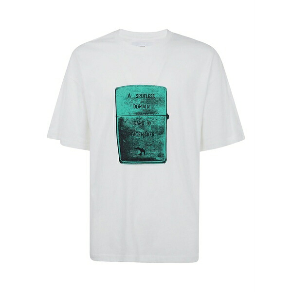 オーエーエムシー レディース Tシャツ トップス Graphic-print t-shirt White｜asty