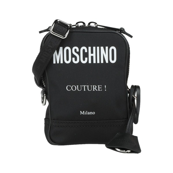 モスキーノ MOSCHINO メンズ ショルダーバッグ バッグ Cross-body bags Black アイテム勢ぞろい