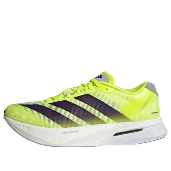 adidas アディダス メンズ スニーカー 【adidas Adizero Boston 13 \u0027Solar Yellow Aurora Plum\u0027 JP9251】  大きさ US_5.5(23.5糎)