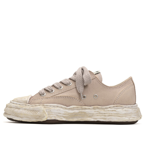 Maison MIHARA YASUHIRO ミハラヤスヒロ メンズ スニーカー 【Maison MIHARA YASUHIRO Peterson23 OG Sole Over Dyed Canvas Low 'Brown' A12FW706-BROWN】 サイズ US_6(24.0cm)｜asty