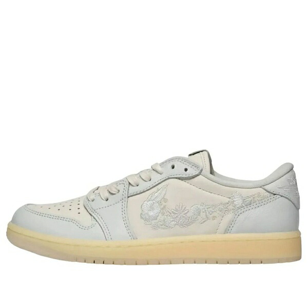 Jordan ジョーダン メンズ スニーカー 【Air Jordan 1 Low OG \u0027Floral Swoosh\u0027 IF4391-100】  大いさ US_9(27.0糎) 靴-メンズ靴