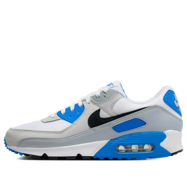 Nike ナイキ メンズ スニーカー 大気圏マックス 【Nike Air Max 90 \u0027Pure Platinum Photo Blue\u0027 FN6958-102】  大きさ US_7.5(25.5糎)
