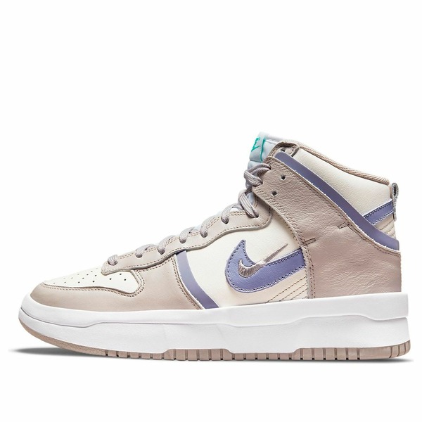 Nike ナイキ レディース スニーカー Sail/Iron Purple/College Grey 【(WMNS) Nike Dunk High Up \u0027Iron Purple\u0027 DH3718-101】  大きさ US_8.5(25.5糎)