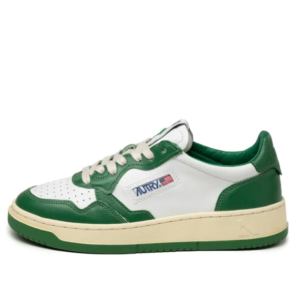 AUTRY オートリー レディース スニーカー Green/White 【(WMNS) Autry Medalist Low Leather 'Green White' AULW-WB03】 サイズ US_5(22.0cm)｜asty