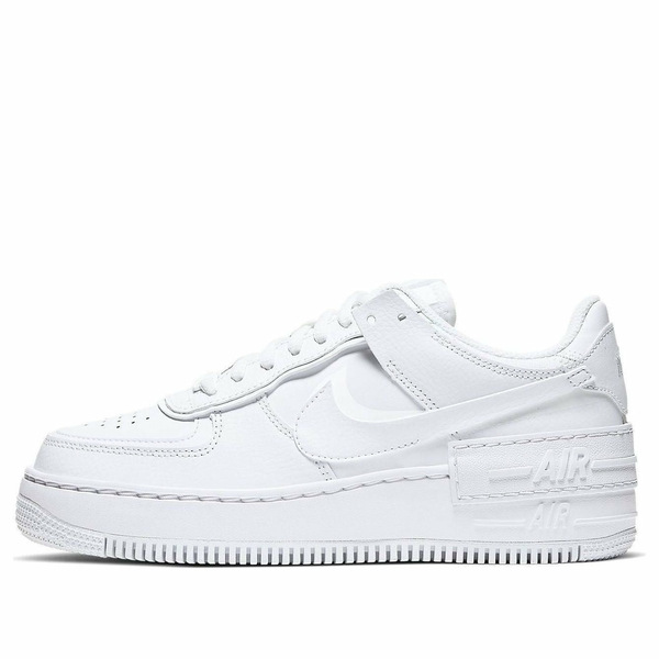 Nike ナイキ レディース スニーカー White 【(WMNS) Nike Air Force 1 Shadow Triple White CI0919-100】  サイズ US_5(22.0cm)