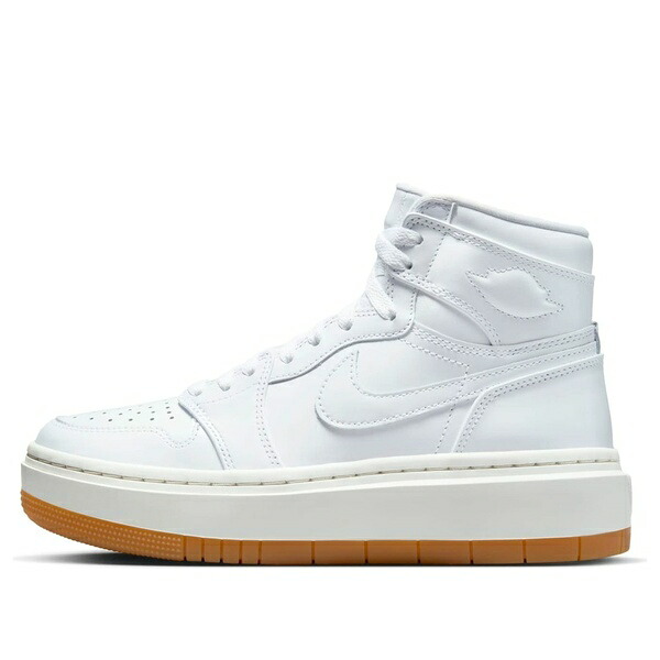 Air Jordan ジョーダン レディース スニーカー White/White/Sail/Gum Light Brown 【(WMNS) Air Jordan 1 Elevate High SE 'White Gum' FB9894-100】 サイズ US_8(25.0cm)｜asty 32,370円