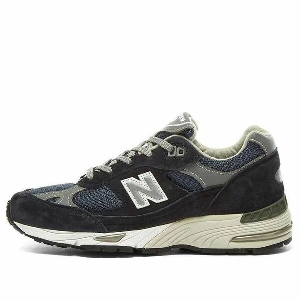 New Balance ニュー平衡にする レディース スニーカー Blue 【(WMNS) New Balance 991 \u0027Grey Navy Black\u0027 W991NV】  大きさ US_6(23.0糎)