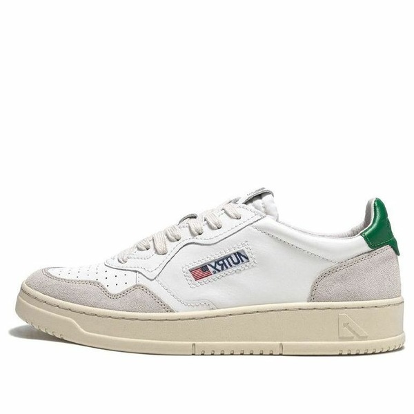 AUTRY オートリー レディース スニーカー White/Green 【(WMNS) Autry Medalist Low \u0027White Suede Green\u0027 AULW-LS23】  大きさ US_5(22.0糎)