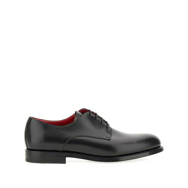 バレット メンズ 御召しものシューズ シューズ Leather lace-up shoes Black
