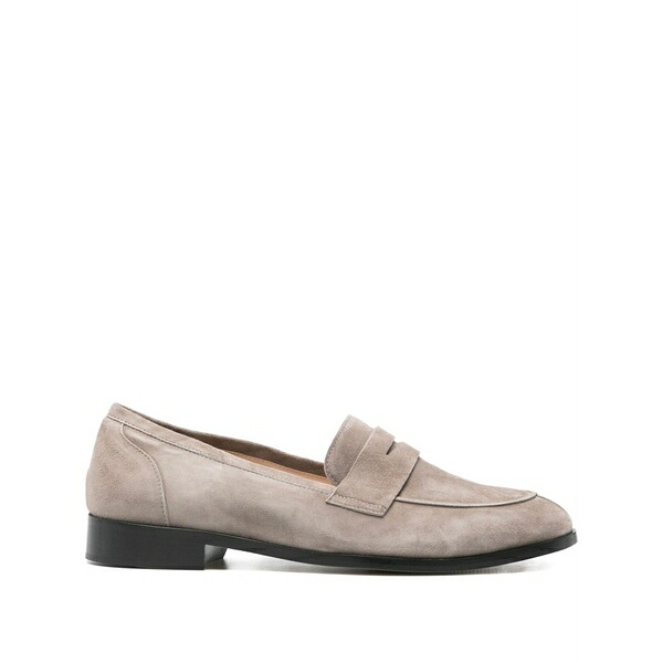 パロッシュ レディース スリッポン・ローファー シューズ Penny-strap suede loafers Neutrals
