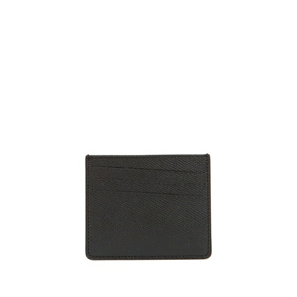 マルタンマルジェラ メンズ 財布 アクセサリー Four stitches leather card holder Black｜asty