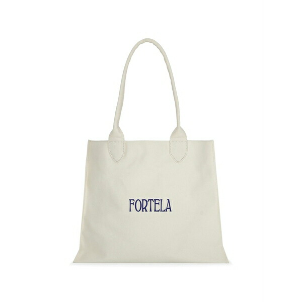 フォルテラ メンズ トートバッグ 御徒面子 Rookbag cotton tote bag White