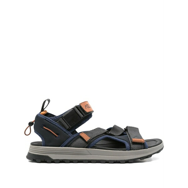 クラークス メンズ サンダル シューズ Atl trek tide touch-strap sandals Blue