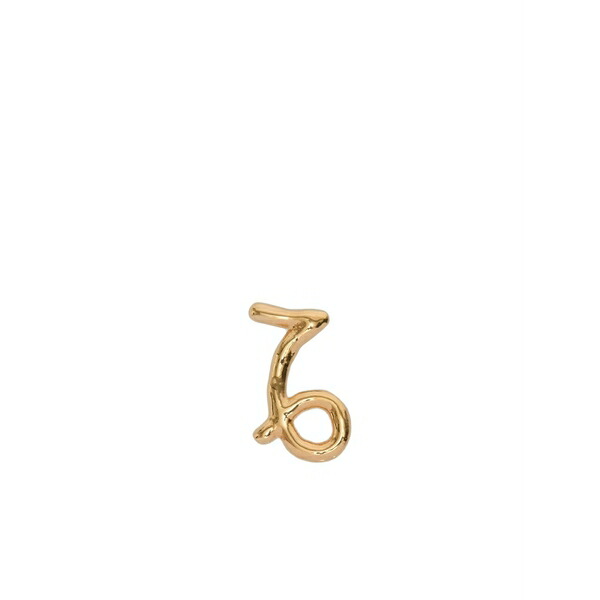 ジル・サンダー レディース ピアス＆イヤリング アクセサリー Zodiac-sign single earring Gold｜asty