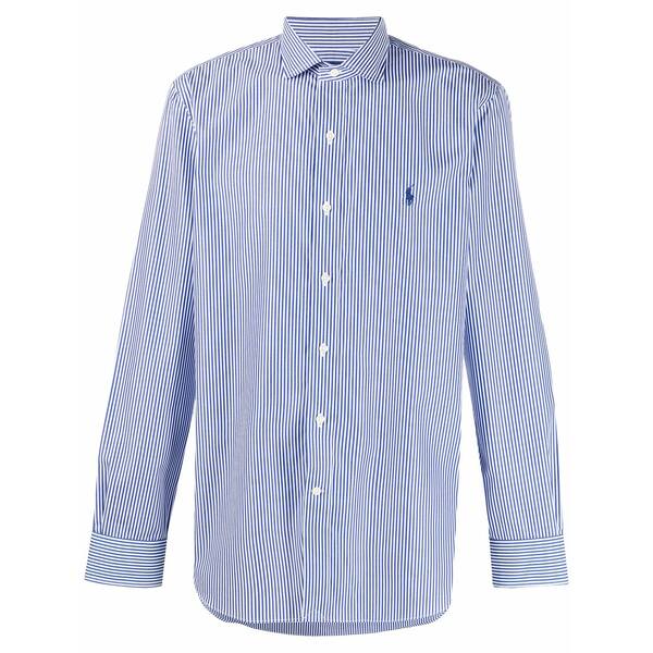 ラルフローレン メンズ プルオーバー トップス Embroidered polo pony shirt Blue