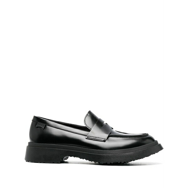 カンペール レディース スリッポン・ローファー シューズ Walden leather penny loafers Black
