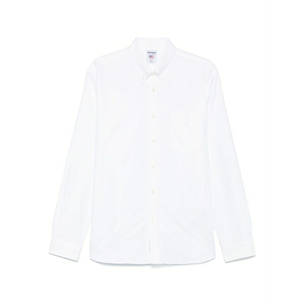 セバゴ メンズ プルオーバー トップス Whaleback shirt White
