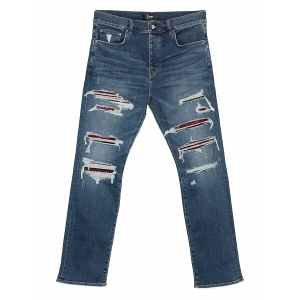アミリ メンズ デニムパンツ ボトムス Distressed jeans Blue｜asty 90,640円