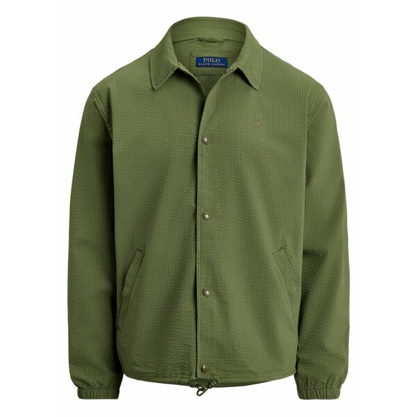 ラルフローレン メンズ 上衣＆上衣 アウター Textured coach jacket Green