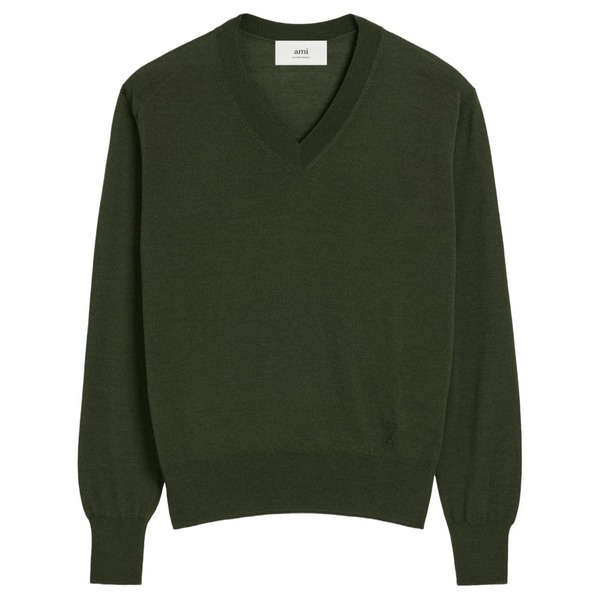 アミ メンズ ニット&セーター アウター Ami de coeur sweater Green｜asty 56,280円