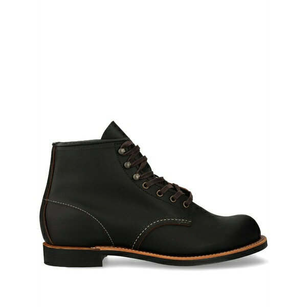 レッドウィング メンズ ブーツ シューズ Leather boots Black