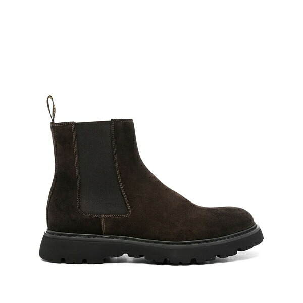 ドンカルズ メンズ ブーツ シューズ Suede ankle boots Brown