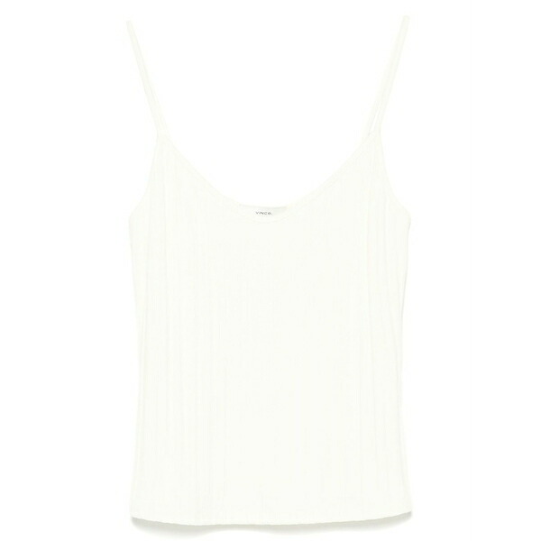 ヴィンス レディース カットソー トップス Ribbed tank top Neutrals｜asty