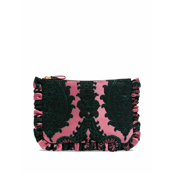 ラ・ダブル・ジェイ レディース クラッチペダル御徒面子 御徒面子 Jacquard jeans clutch bag Pink