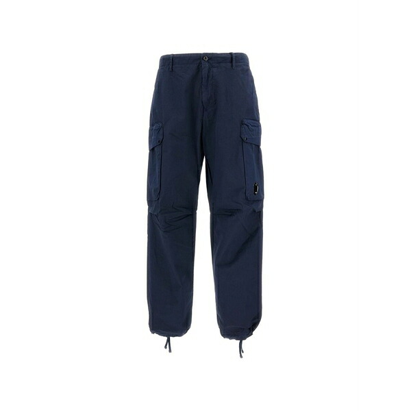 シーピーカンパニー メンズ カジュアルパンツ ボトムス Belt-loop cargo pants Blue｜asty