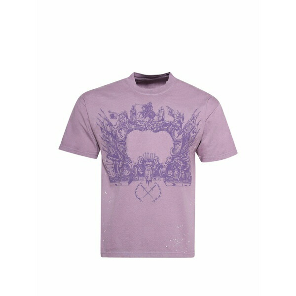 ウォーレンロータス メンズ ティーシャツ トップス Graphic fanfare t-shirt Purple トップス-メンズファッション