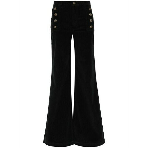 ツインセット レディース カジュアルパンツ ボトムス Pinwale corduroy trousers Black｜asty