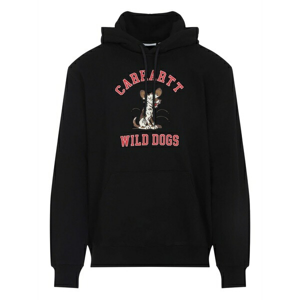 カーハート メンズ パーカー・スウェットシャツ アウター Graphic-print hoodie Black|asty