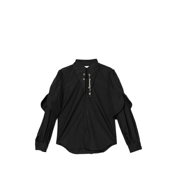 ノワール ケイ ニノミヤ レディース シャツ トップス Layered shirt Black｜asty
