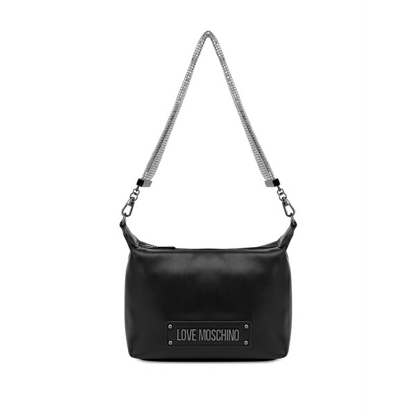 ラブ モスキーノ レディース ショルダーバッグ バッグ Logo shoulder bag Black｜asty