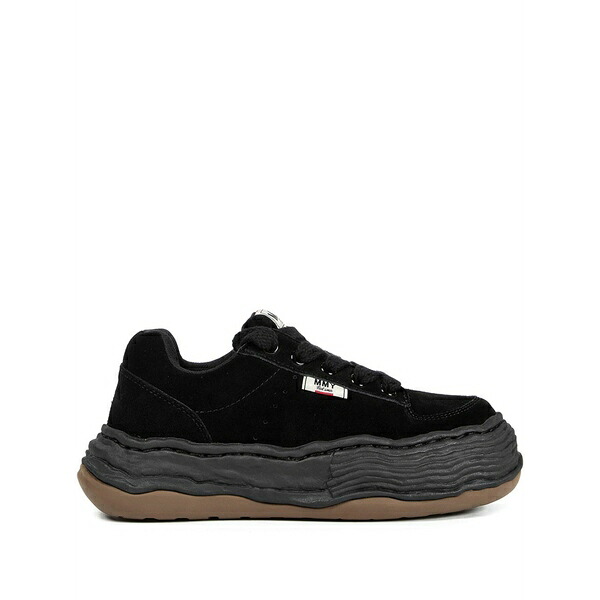 ミハラヤスヒロ メンズ スニーカー シューズ Oliver og suede sneakers Black