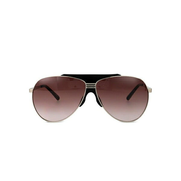 ジ アティコ レディース 黒眼鏡＆アイウェア 付属物 Metallic pilot sunglasses Gold バッグ・小物・ブランド雑貨-眼鏡・サングラス-サングラス