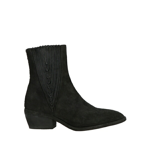 【貨物輸送無料】 ファウジアン ジュネス レディース ブーツ シューズ Ankle boots Black