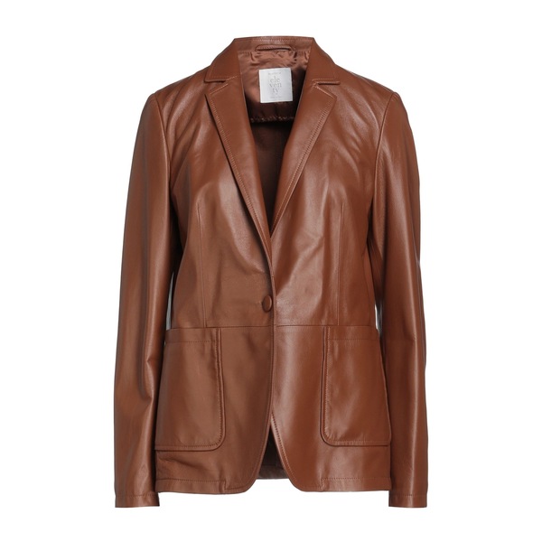 【貨物輸送無料】 イレブンティ レディース 上衣＆上衣 アウター Blazers Brown