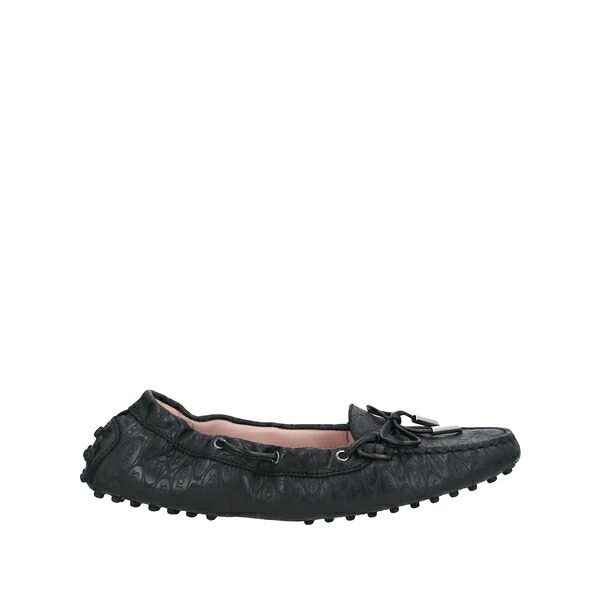 【貨物輸送無料】 トッズ レディース スリッポン・ローファー シューズ Loafers Black