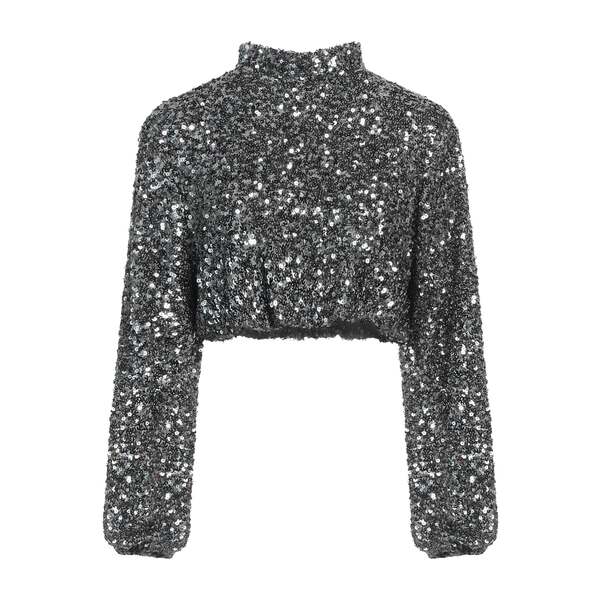 【送料無料】 アニエバイ レディース Tシャツ トップス Tops Silver｜asty