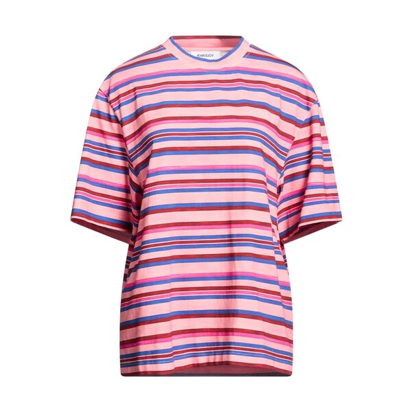 【貨物輸送無料】 クリスジョイ レディース プルオーバー トップス T-shirts Pink