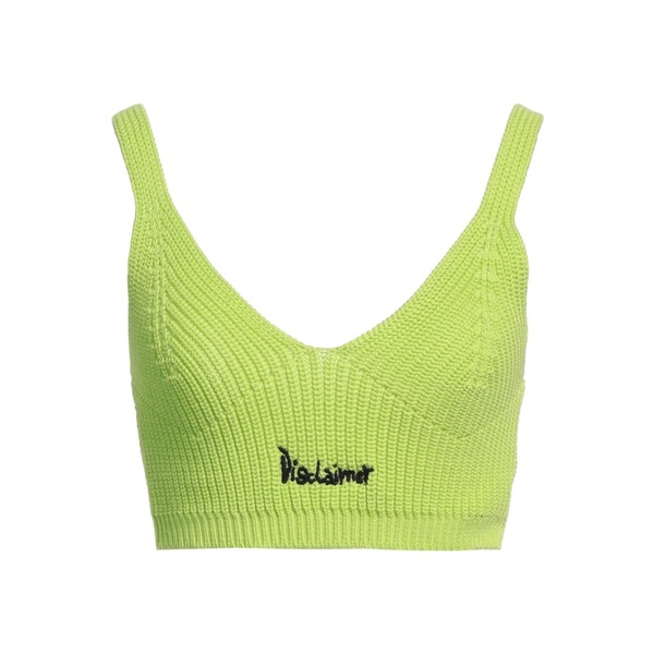 【送料無料】 ディスクレイマー レディース Tシャツ トップス Tops Green｜asty