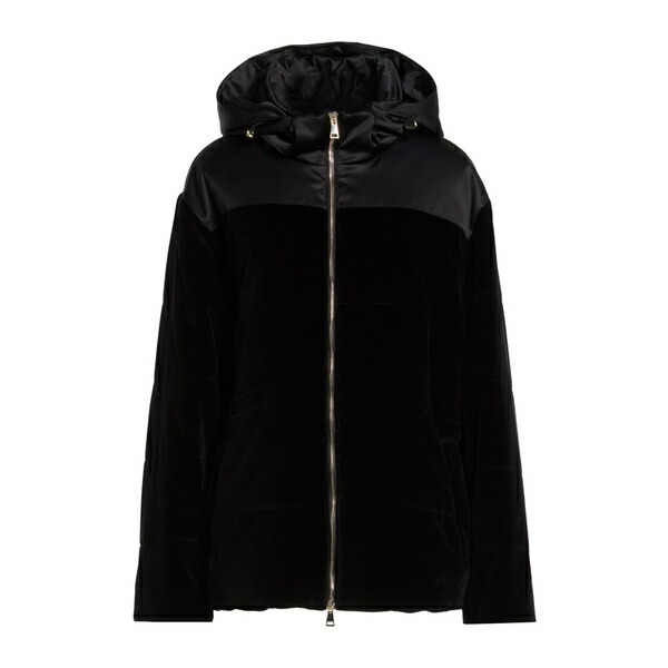 【貨物輸送無料】 ファビアナ フィリッピ レディース 上衣＆上衣 アウター Puffers Black