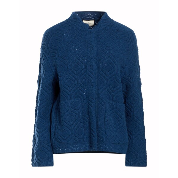 【貨物輸送無料】 ブルーノマネッティ レディース ジレー アウター Cardigans Blue