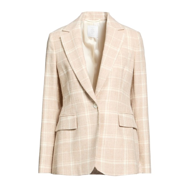 【貨物輸送無料】 イレブンティ レディース 上衣＆上衣 アウター Blazers Beige
