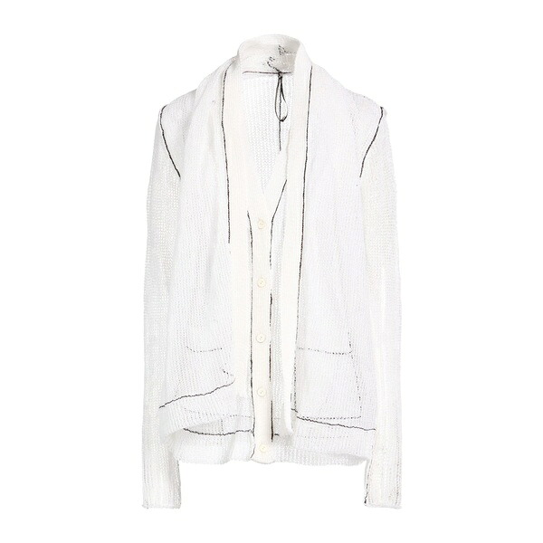 【貨物輸送無料】 マスナダ レディース ジレー アウター Cardigans White