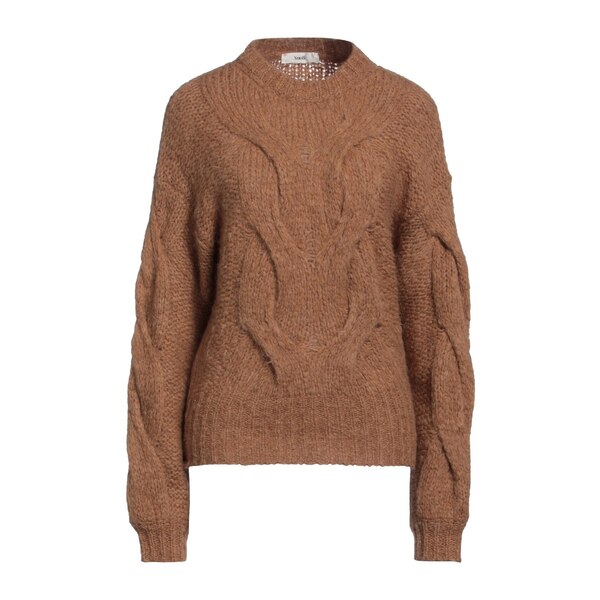 【貨物輸送無料】 スオリ レディース 編み物\u0026ティーシャツ アウター Sweaters Beige