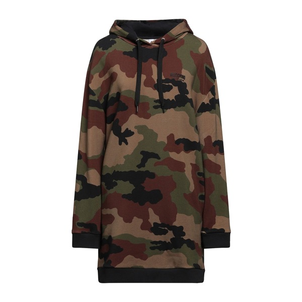【貨物輸送無料】 モスキーノ レディース パーカー・スウェットシャツ アウター Sweatshirts Green
